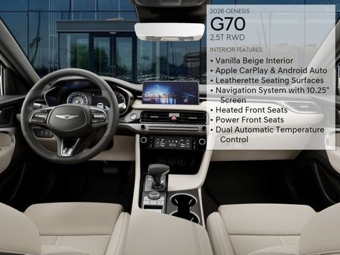 New 2026 Genesis G70 2.5T RWD image 15