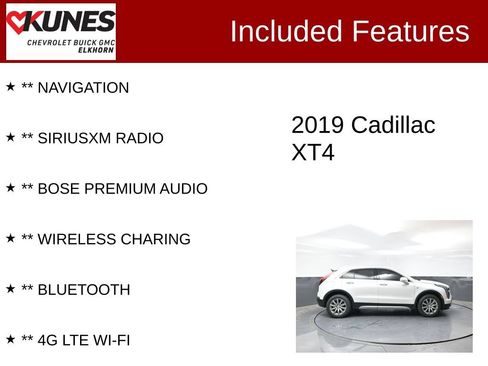Used 2019 Cadillac XT4 Premium Luxury AWD/4WD image 3
