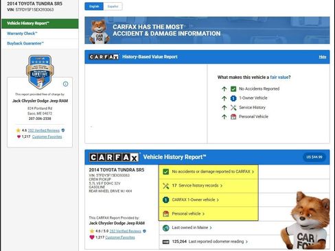 Used 2014 Toyota Tundra SR5 w/ TRD Off Road Package image 10