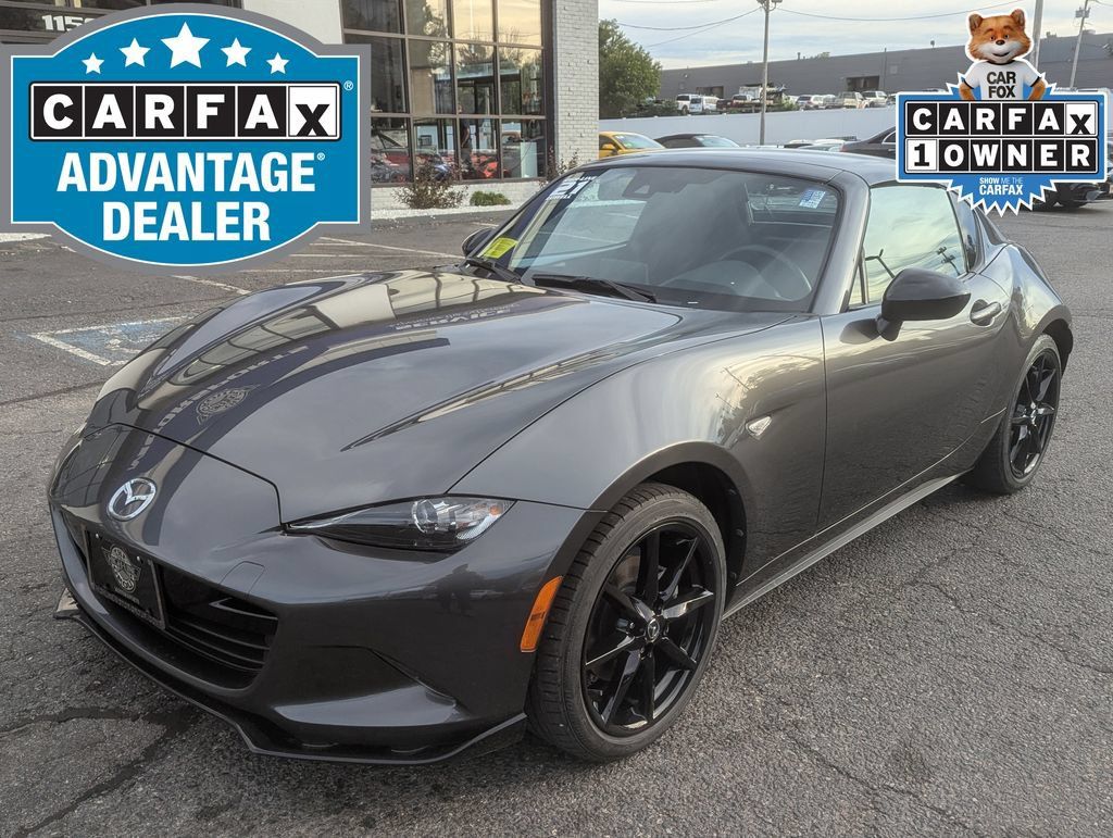 Used 2021 MAZDA MX-5 Miata RF Club RWD image 2