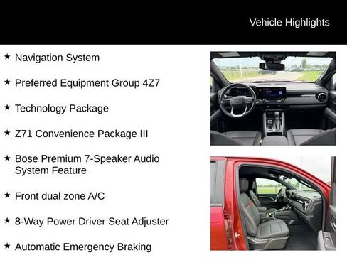 Used 2026 Chevrolet Colorado Z71 w/ Technology Package AWD/4WD image 12