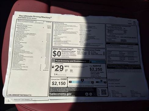 New 2026 BMW M340i w/ Shadowloine Package RWD image 17