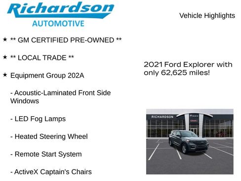 Used 2021 Ford Explorer XLT w/ Equipment Group 202A AWD/4WD image 11