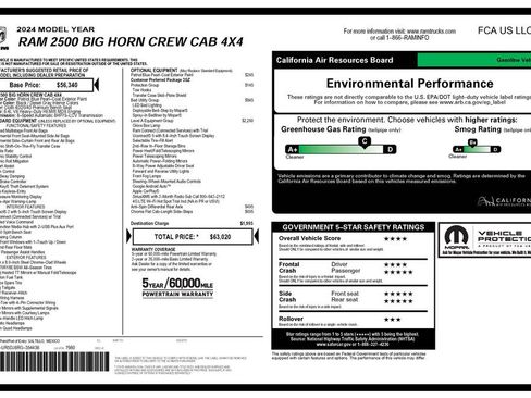 Used 2024 RAM 2500 Big Horn w/ Bed Utility Group image 4