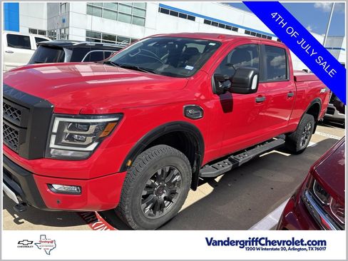 Used 2021 Nissan Titan PRO-4X w/ Off Road Protection Package AWD/4WD image 1