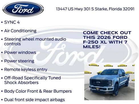 New 2026 Ford F250 XL w/ STX Appearance Package image 25