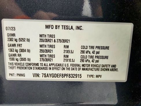 Used 2023 Tesla Model Y Performance AWD/4WD image 23