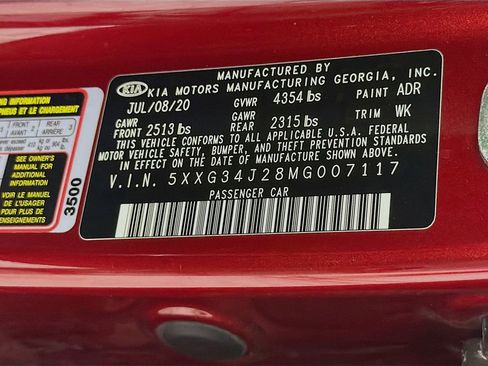 Used 2021 Kia K5 EX w/ EX Premium Package FWD image 36