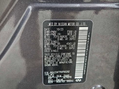 Used 2024 INFINITI QX80 Luxe RWD image 36