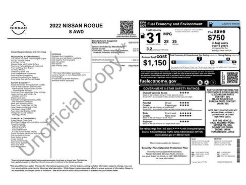Used 2022 Nissan Rogue S image 3
