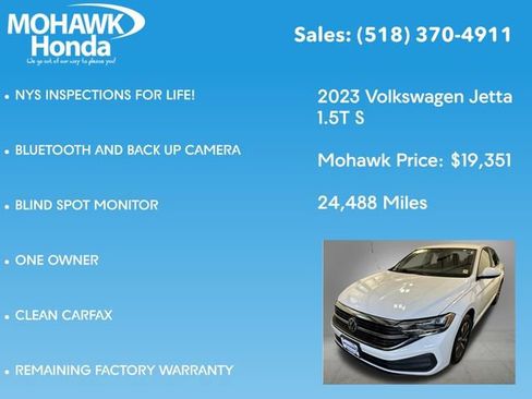 Used 2023 Volkswagen Jetta S FWD image 7