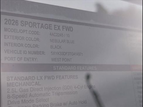 New 2026 Kia Sportage EX image 14