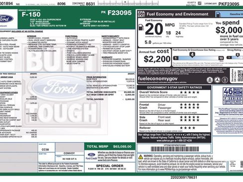 Used 2023 Ford F150 XLT w/ Equipment Group 302A High AWD/4WD image 35