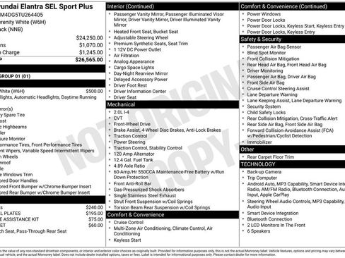 New 2026 Hyundai Elantra SEL Sport FWD image 6