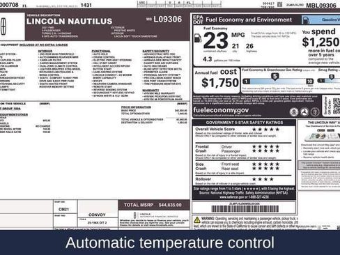 Used 2021 Lincoln Nautilus FWD image 6