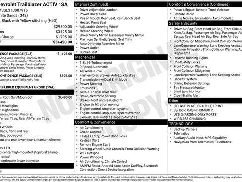 New 2026 Chevrolet TrailBlazer ACTIV w/ Convenience Package AWD/4WD image 5