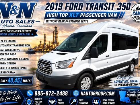 Used 2019 Ford Transit 350 XLT RWD image 1