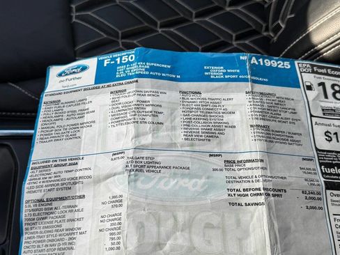 Used 2022 Ford F150 XLT w/ Equipment Group 302A High image 53