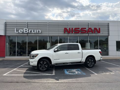 Used 2021 Nissan Titan Platinum Reserve w/ Moonroof Package AWD/4WD image 1
