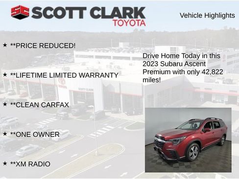 Used 2023 Subaru Ascent Premium w/ Convenience Package AWD/4WD image 12