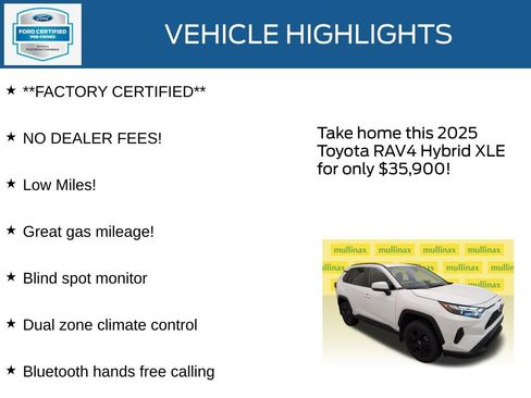 Used 2025 Toyota RAV4 XLE AWD/4WD image 12