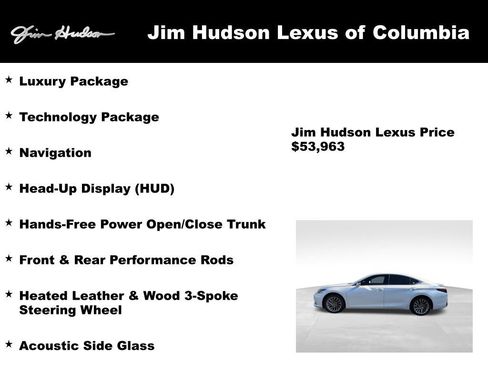 Used 2024 Lexus ES 300h w/ Technology Package FWD image 3