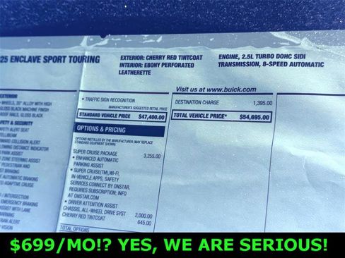 New 2025 Buick Enclave Sport Touring w/ Super Cruise Package image 10