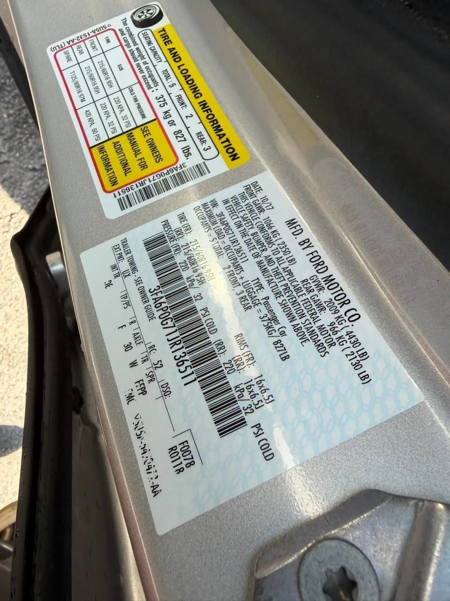 Used 2018 Ford Fusion S FWD image 19