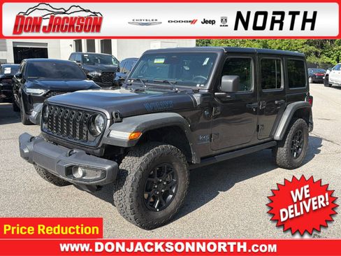 Used 2025 Jeep Wrangler Unlimited Sport S 4xe AWD/4WD image 1