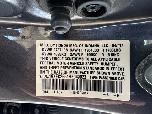 Used 2017 Honda Civic LX image 20