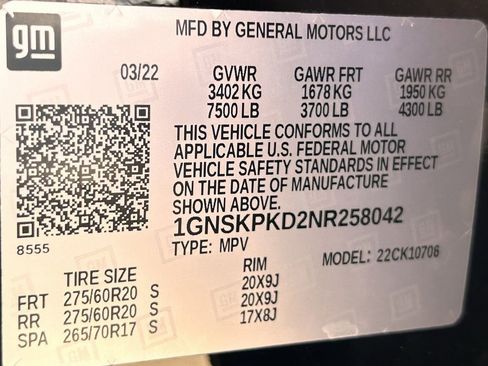 Used 2022 Chevrolet Tahoe Z71 w/ Luxury Package image 37