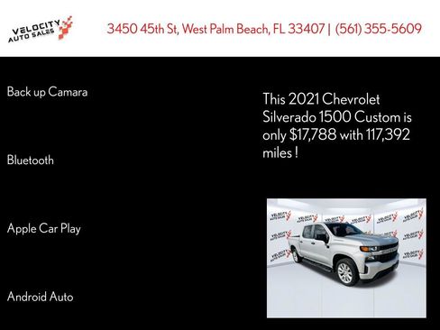 Used 2021 Chevrolet Silverado 1500 Custom RWD image 26