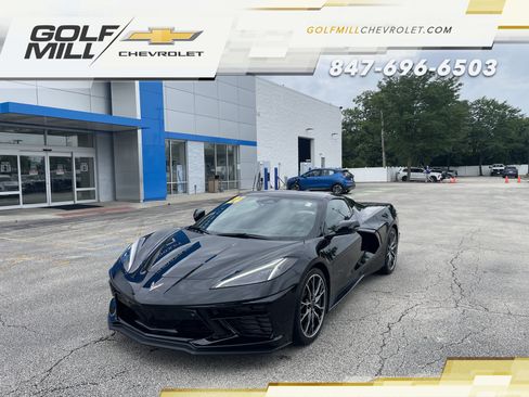 Used 2024 Chevrolet Corvette Stingray Premium Conv w/ Chrome Exterior Badge Package RWD image 1