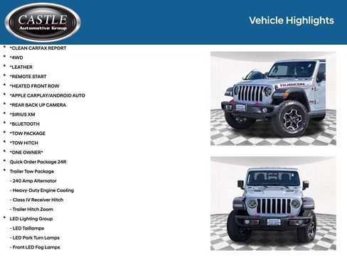 Used 2022 Jeep Gladiator Rubicon w/ LED Lighting Group image 3