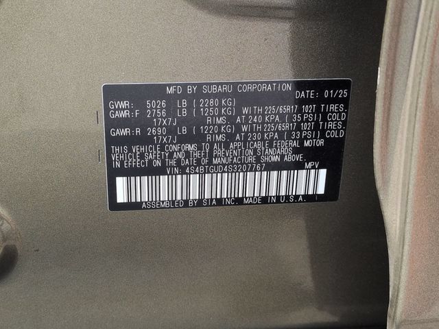 Certified 2025 Subaru Outback Wilderness AWD/4WD image 46