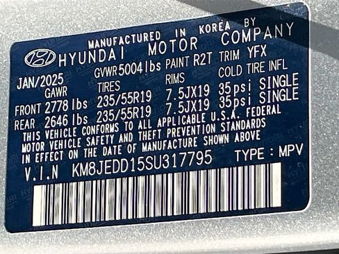 Used 2025 Hyundai Tucson Limited AWD/4WD image 34