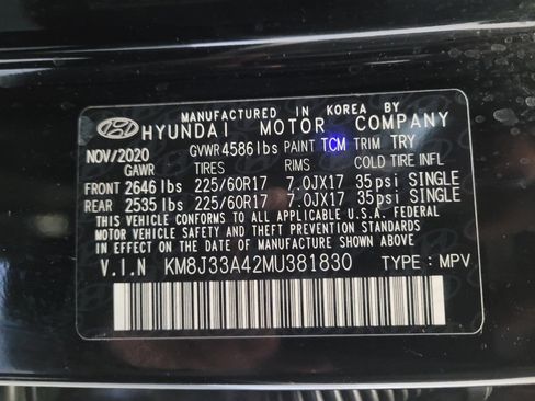 Used 2021 Hyundai Tucson Value FWD image 33