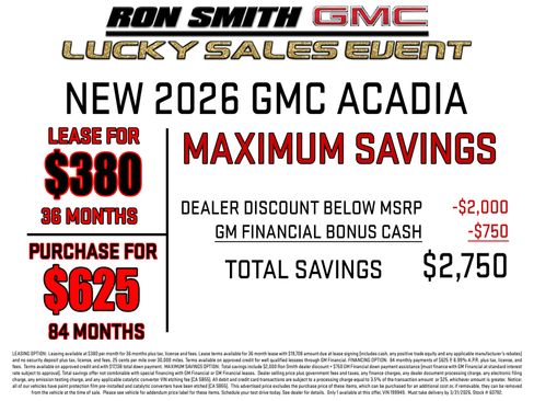 New 2026 GMC Acadia AT4 w/ Luxury Package image 3