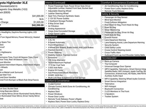 Used 2022 Toyota Highlander XLE FWD image 33