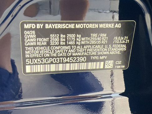 New 2026 BMW X3 xDrive30i w/ Premium Package AWD/4WD image 19