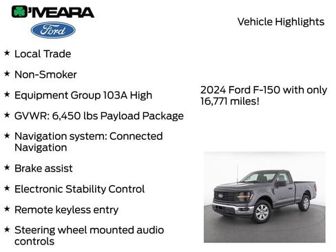 Used 2024 Ford F150 XL w/ Equipment Group 103A High AWD/4WD image 7