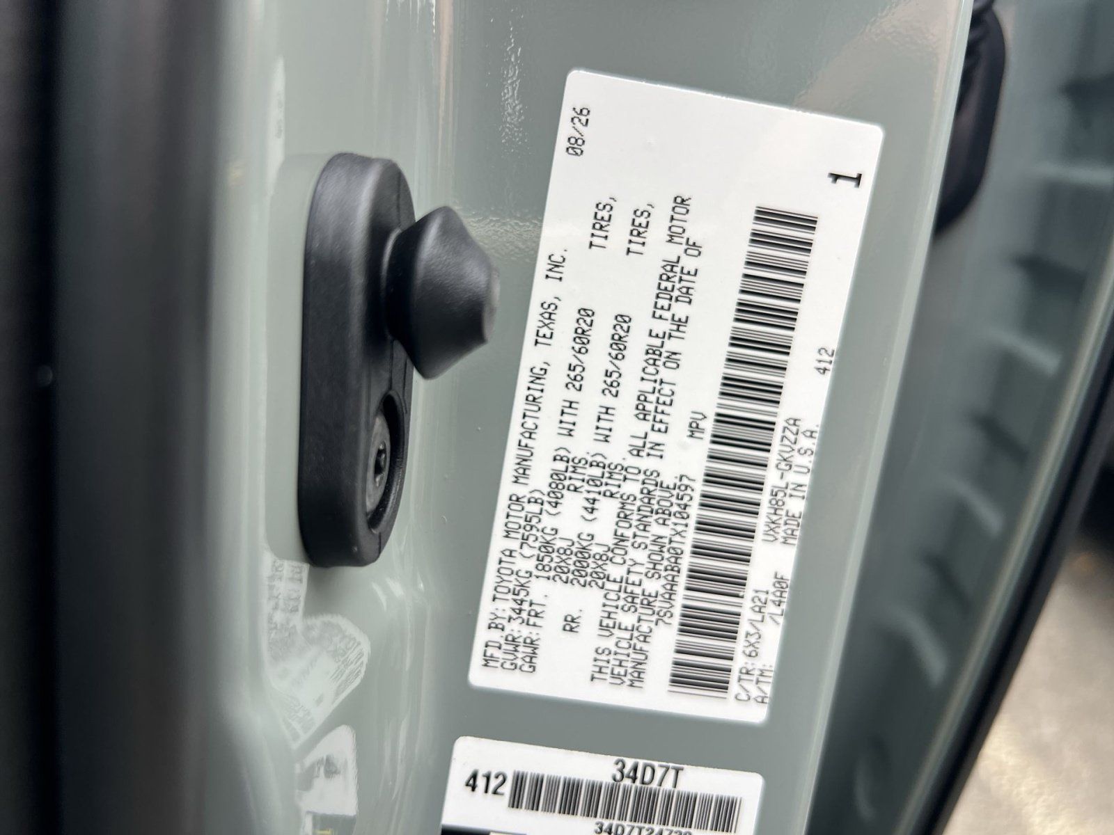 New 2026 Toyota Sequoia Platinum AWD/4WD image 22