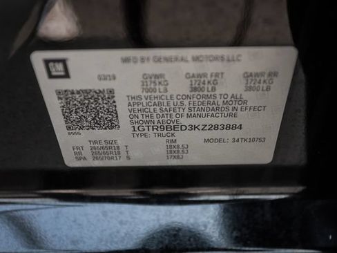 Used 2019 GMC Sierra 1500 SLE w/ SLE Value Package AWD/4WD image 70