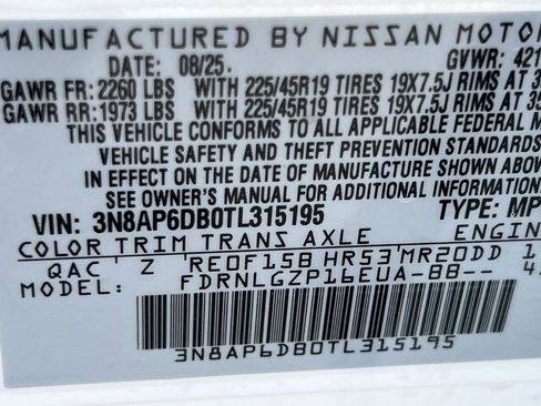 Certified 2026 Nissan Kicks SR w/ Cold Weather Package AWD/4WD image 24