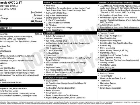 Used 2025 Genesis GV70 2.5T image 24