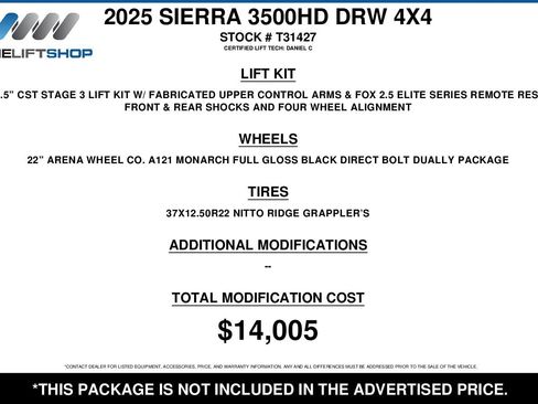 Used 2025 GMC Sierra 3500 Denali w/ Denali Reserve Package image 2