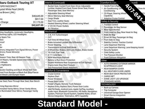 Used 2022 Subaru Outback Touring XT image 2