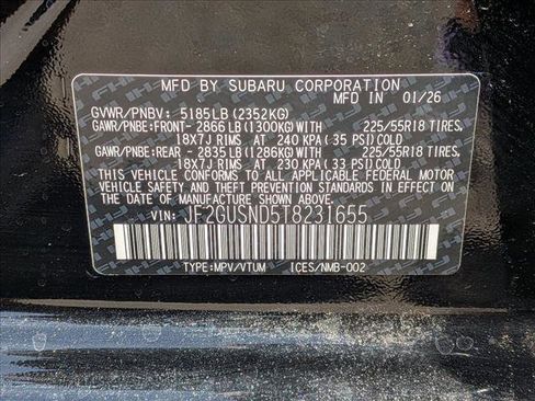 New 2026 Subaru Crosstrek 2.5i Limited AWD/4WD image 19