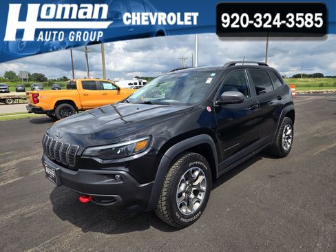 Used 2021 Jeep Cherokee Trailhawk AWD/4WD image 1