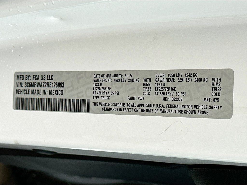 Used 2024 RAM ProMaster 3500 w/ Delivery Van Package FWD image 36
